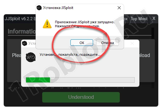 Подтверждение обновления инжектора скриптов для Роблокс