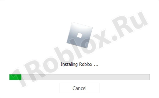 Ход инсталляции Roblox Studio